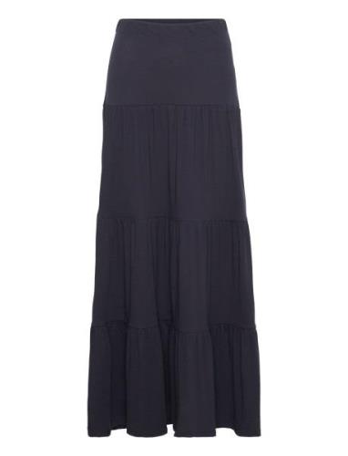 Onlmay Life Maxi Skirt Jrs Noos Lang Nederdel Navy ONLY