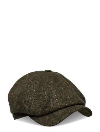 Newsboy Classic Cap Accessories Headwear Flat Caps Khaki Green Wigéns