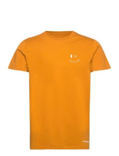 Patrick Organic Tee Tops T-Kortærmet Skjorte Orange Clean Cut Copenhag...