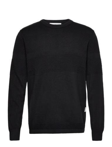 Slhmaine Ls Knit Crew Neck W Tops Knitwear Round Necks Black Selected ...