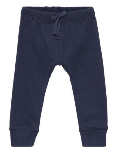 Baggy Rib Jersey Leggings Bottoms Sweatpants Navy Copenhagen Colors