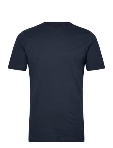 Basic T-Shirt - Gots/Vegan Tops T-Kortærmet Skjorte Navy Knowledge Cot...