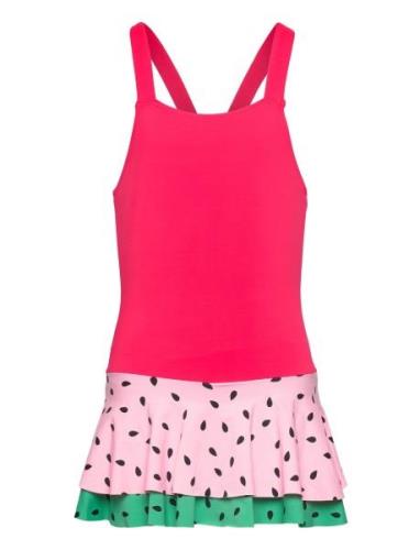 Swimsuit Sg Melon With Flounce Badedragt Badetøj Pink Lindex