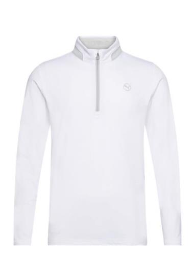 Lightweight 1/4 Zip Sport Sweatshirts & Hoodies Sweatshirts White PUMA...