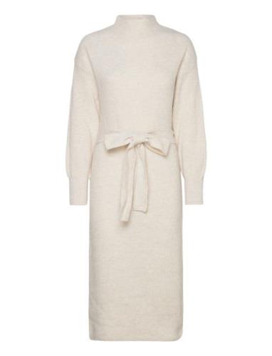 Onlthilde Life Ls Dress Ex Knt Knælang Kjole White ONLY