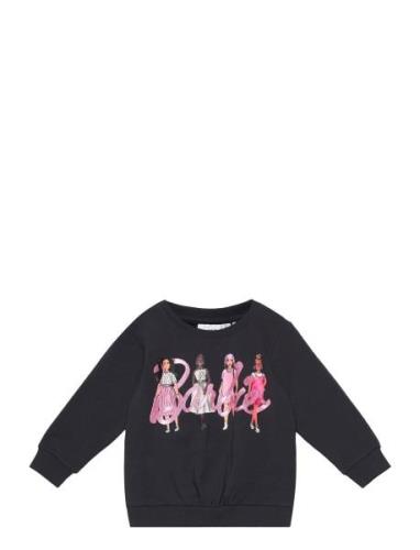 Nmfalma Barbie Sweat Bru Box Sky Tops Sweatshirts & Hoodies Sweatshirt...