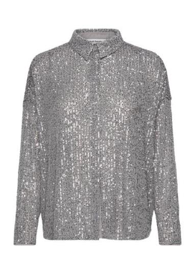 Sraviana Shirt Tops Shirts Long-sleeved Silver Soft Rebels