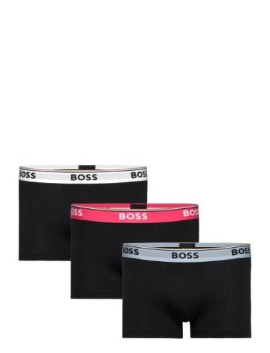 Trunk 3P Power Boxershorts Black BOSS