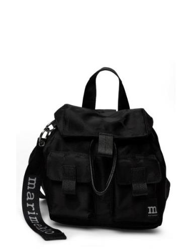 Everything Backpack S Unikko Rygsæk Taske Black Marimekko