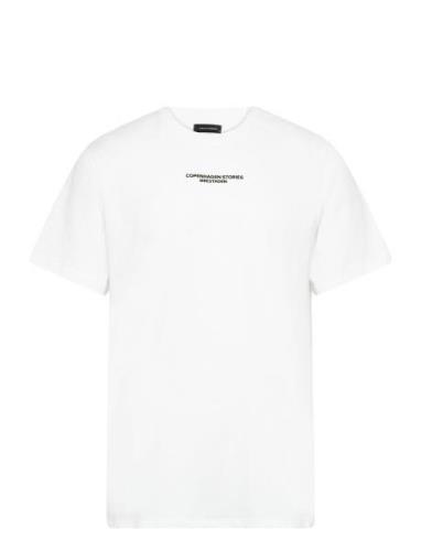 Ørestaden Brygge Cotton Tee Tops T-Kortærmet Skjorte White Clean Cut C...