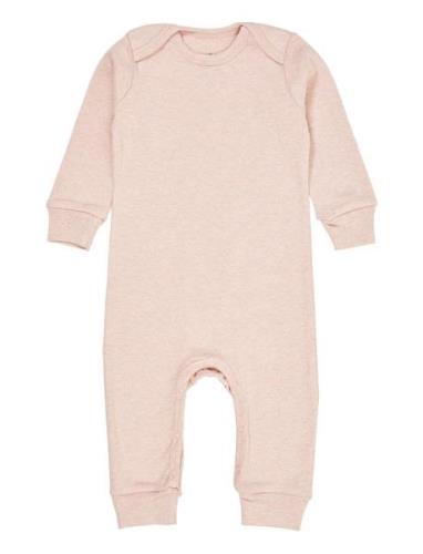 Melange Full Body Romper Langærmet Body Pink Copenhagen Colors