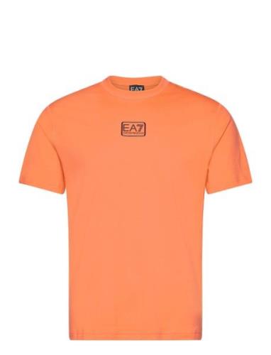 T-Shirt Tops T-Kortærmet Skjorte Orange EA7