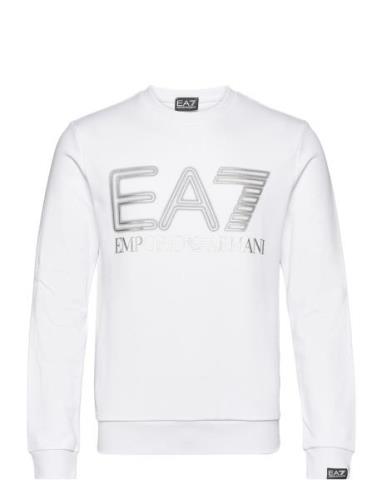 Sweatshirts Tops Sweatshirts & Hoodies Sweatshirts White EA7