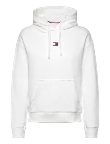 Tjw Bxy Badge Hoodie Tops Sweatshirts & Hoodies Hoodies White Tommy Je...