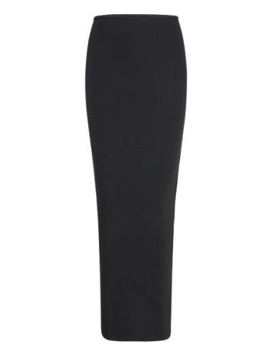 Super Stretch Tube Dress Knælang Kjole Black Gina Tricot