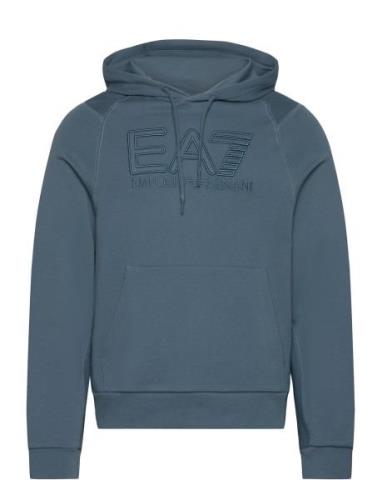 Sweatshirts Tops Sweatshirts & Hoodies Hoodies Navy EA7