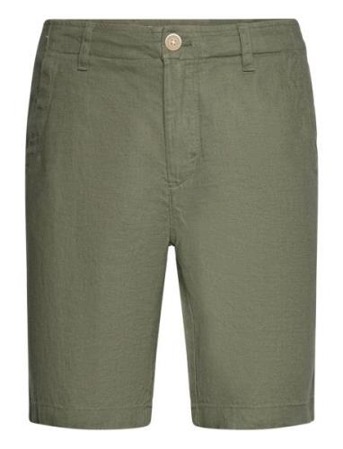 Bs Abel Regular Fit Shorts Bottoms Shorts Casual Green Bruun & Stengad...