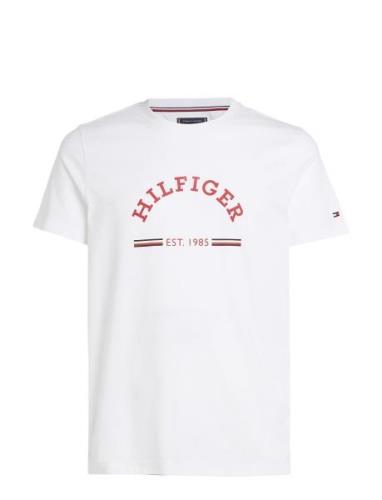 Rwb Arch Gs Tee Tops T-Kortærmet Skjorte White Tommy Hilfiger