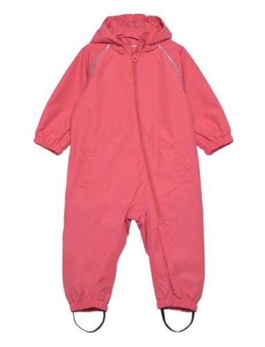 Baby Shell Suit Outerwear Coveralls Shell Coveralls Pink Minymo