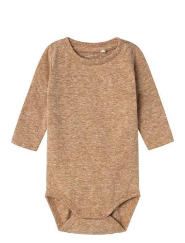 Nbmkoby Ls Body Bodies Long-sleeved Brown Name It