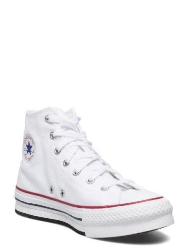 Ctas Eva Lift Hi White/Garnet/Navy Shoes Sneakers Canva Sneakers White...