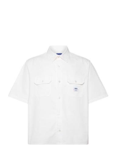 Ekyno Tops Shirts Short-sleeved White HUGO BLUE