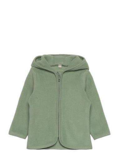 Jacket Cotton Fleece  Outerwear Fleece Outerwear Fleece Jackets Green ...