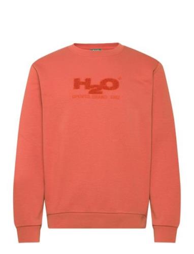 Logo Sweat O'neck Tops Sweatshirts & Hoodies Sweatshirts Red H2O