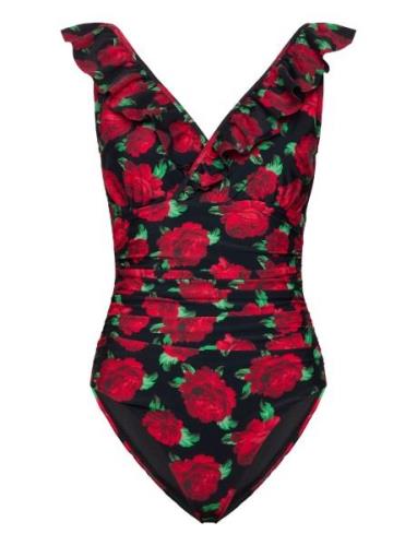 Agnescras Swimsuit Badedragt Badetøj Red Cras