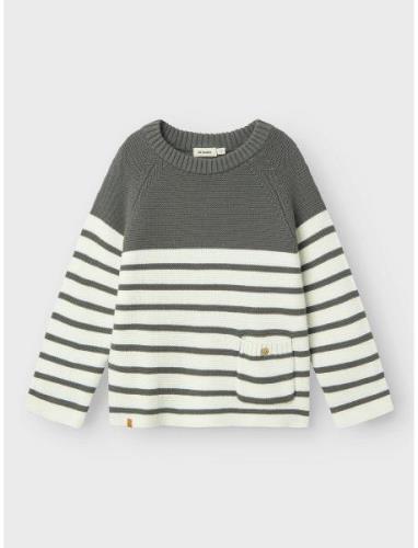 Nmmkadin Ls Knit Lil Tops Knitwear Pullovers Multi/patterned Lil'Ateli...