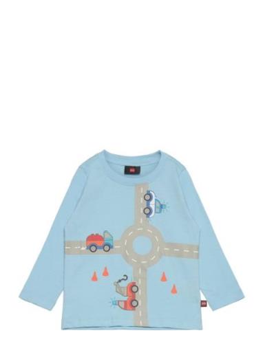 Lwtay 200 - T-Shirt L/S Tops T-shirts Long-sleeved T-Skjorte Blue LEGO...