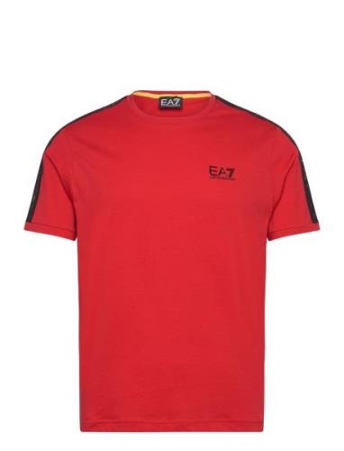 T-Shirt Tops T-Kortærmet Skjorte Red EA7