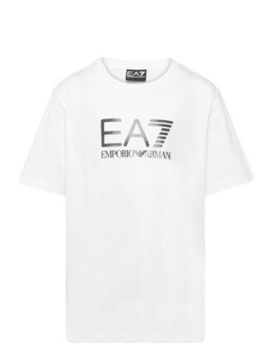 T-Shirt Tops T-Kortærmet Skjorte White EA7