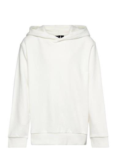 Nlfherry Ls Sweat W Hood Tops Sweatshirts & Hoodies Hoodies Cream LMTD