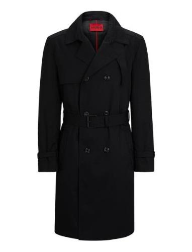 Maluks2341 Trenchcoat Frakke Black HUGO