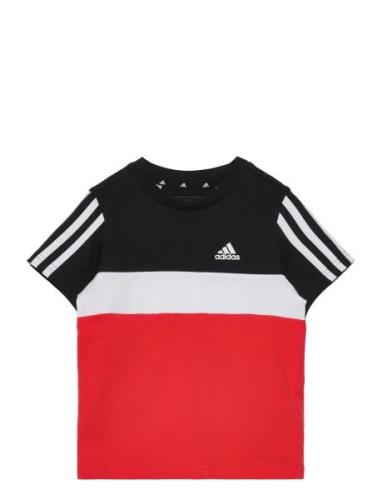 Lk 3S Tib T Tops T-Kortærmet Skjorte Red Adidas Sportswear