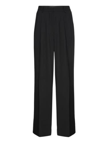 Enzo - Classic Gabardine Bottoms Trousers Wide Leg Black Day Birger Et...