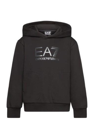 Sweatshirt Tops Sweatshirts & Hoodies Hoodies Black EA7