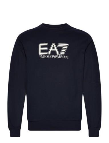 Sweatshirt Tops Sweatshirts & Hoodies Sweatshirts Navy EA7