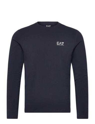 T-Shirt Tops T-Langærmet Skjorte Navy EA7