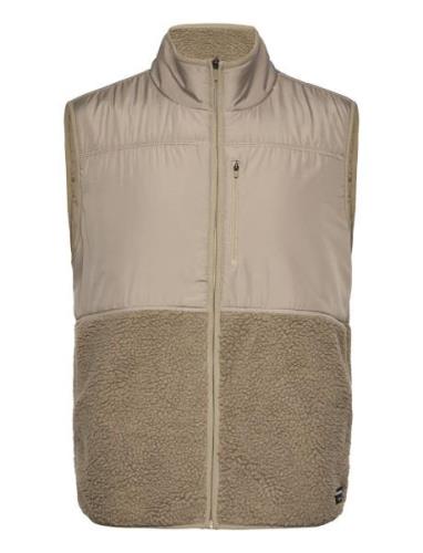 Centre Pile Fleece Vest Sport Vests Beige Björn Borg