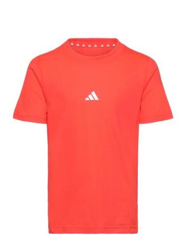 J D4T Tee Tops T-Kortærmet Skjorte Orange Adidas Sportswear