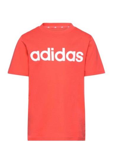 U Lin Tee Tops T-Kortærmet Skjorte Red Adidas Sportswear