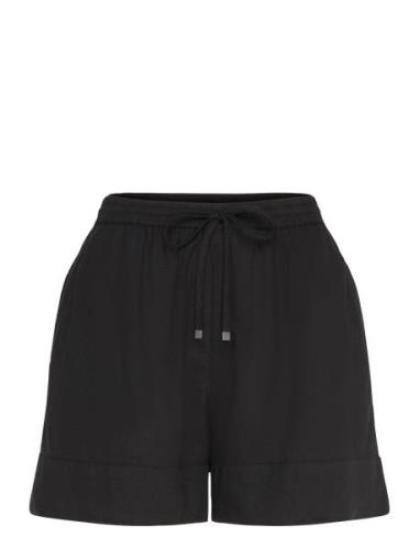 Fluid Shorts With Drawstring Bottoms Shorts Casual Shorts Black Mango