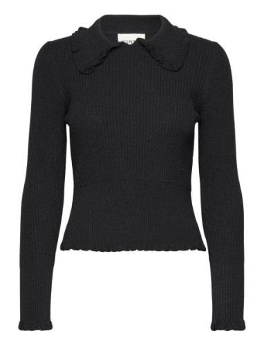 Druz Tops Knitwear Jumpers Black Munthe