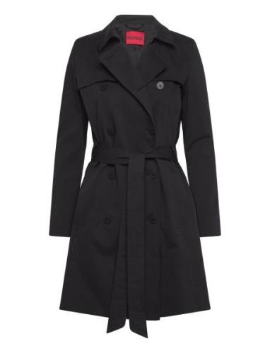 Makaras-2 Trenchcoat Frakke Black HUGO