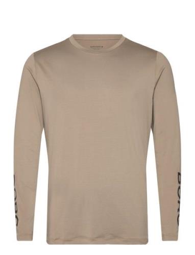 Borg Long Sleeve T-Shirt Sport T-Langærmet Skjorte Brown Björn Borg