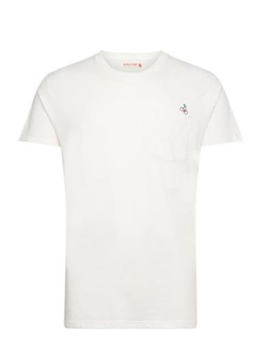 Regular T-Shirt Tops T-Kortærmet Skjorte White Revolution