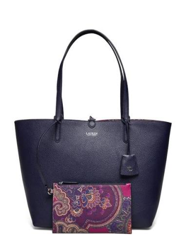 Faux-Leather Reversible Tote Bag Shopper Taske Multi/patterned Lauren ...