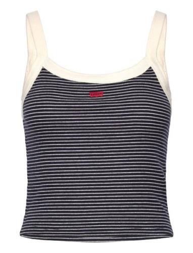 Essential Sporty Rib Tnk Annalise Strip Tops T-shirts & Tops Sleeveles...